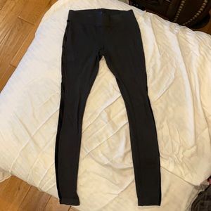 White House Black Market leggings with velvet side stripe XXS